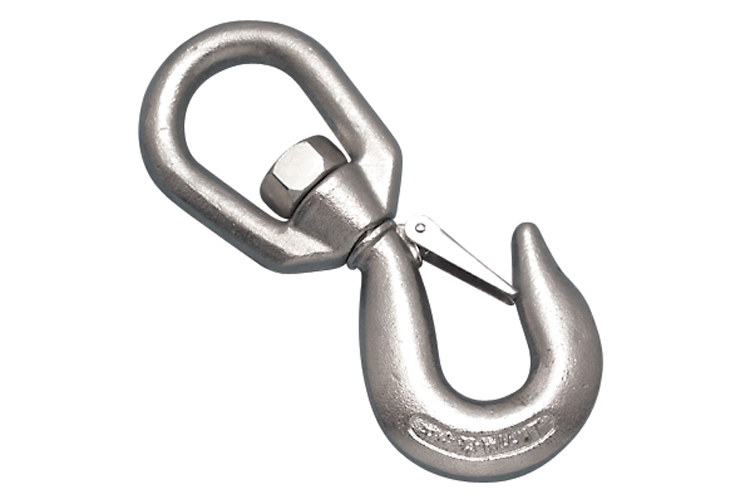 Stainless Steel Heavy Duty Swivel Eye Hook, Forged, Load Rated, S0457-0140, S0457-0170, S0457-0180, S0457-0210 Stainless Steel Heavy Duty Swivel Eye Hook, Forged, Load Rated, S0457-0140, S0457-0170, S0457-0180, S0457-0210